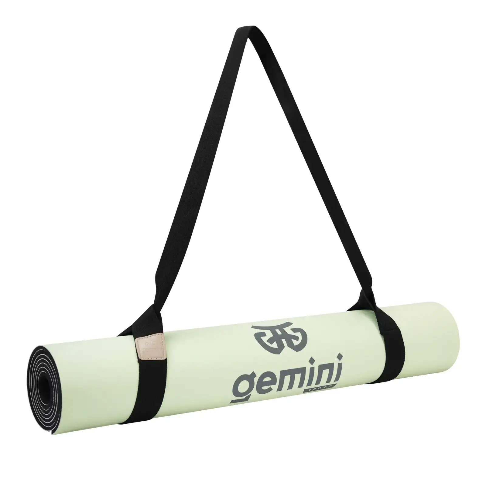 Килимок для йоги каучуковий поліуретан Pro ILLustration Gemini Sport Pro 183см*68см*5мм PUY-5900-1 сірий