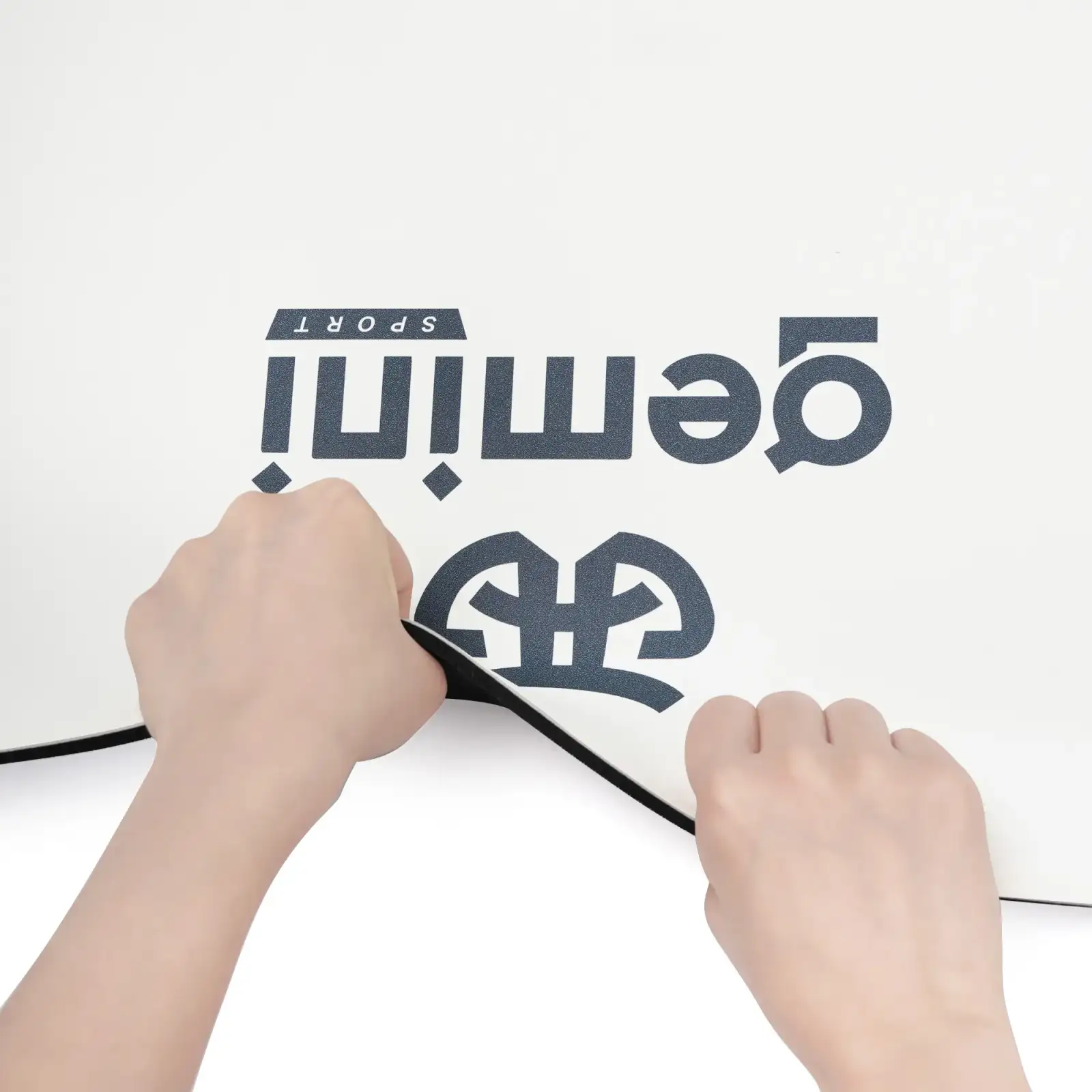 Килимок для йоги каучуковий поліуретан Pro ILLustration Gemini Sport Pro 183см*68см*5мм PUY-5900-11 синьо-блакитний