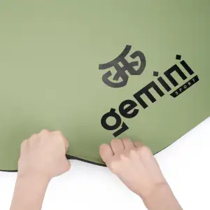 Килимок для йоги каучуковий поліуретан Gemini Sport Pro 183см*68см*5мм PUY-3900-16 оливковий