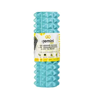 Роллер для занятий йогой и пилатесом Gemini Hard G0007-33CYAN 33см*12,5см Gemini Sport