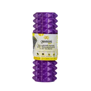 Роллер для занятий йогой и пилатесом Gemini Hard G0007-33PUR 33см*12,5см Gemini Sport