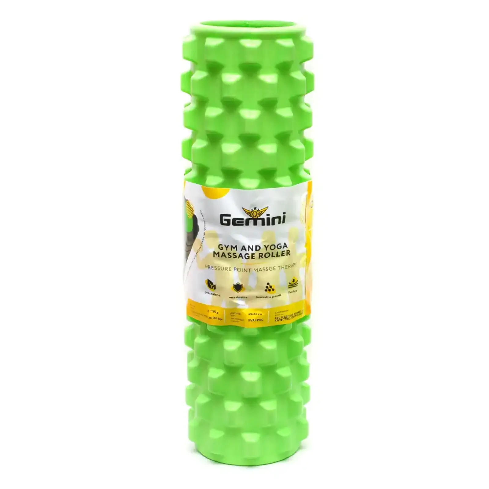 Роллер для йоги и пилатеса Grid Bubble Roller Gemini Power G0010-GR Gemini Sport