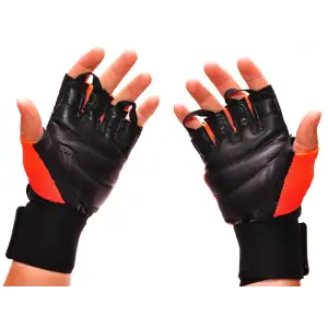 Рукавички для фітнесу Gemini GK-1993 OR L Gemini Sport (Перчатки GK-1993OR)