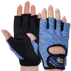 Перчатки для фитнеса и тренировок HARD TOUCH FG-003 XS PRC (FG-003-BK/BL)