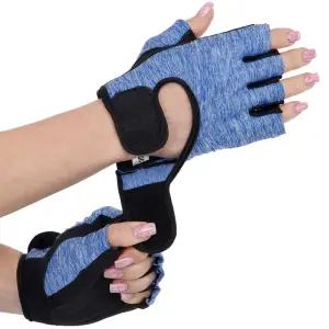 Перчатки для фитнеса и тренировок HARD TOUCH FG-003 XS PRC (FG-003-BK/BL)