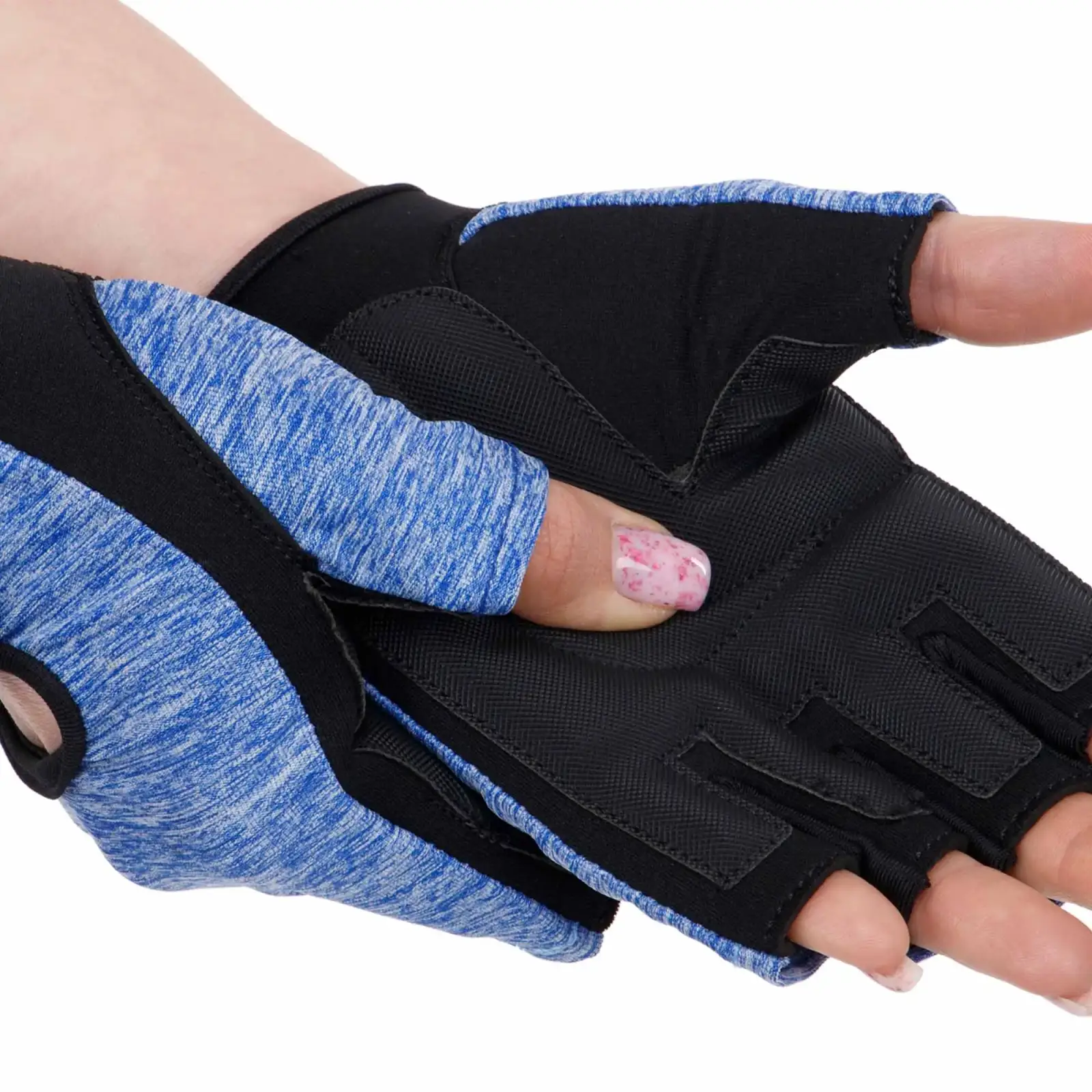 Перчатки для фитнеса и тренировок HARD TOUCH FG-003 XS PRC (FG-003-BK/BL)