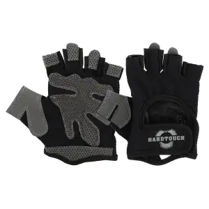 Перчатки для фитнеса и тренировок HARD TOUCH S-XL Чёрный BC-4460 XS