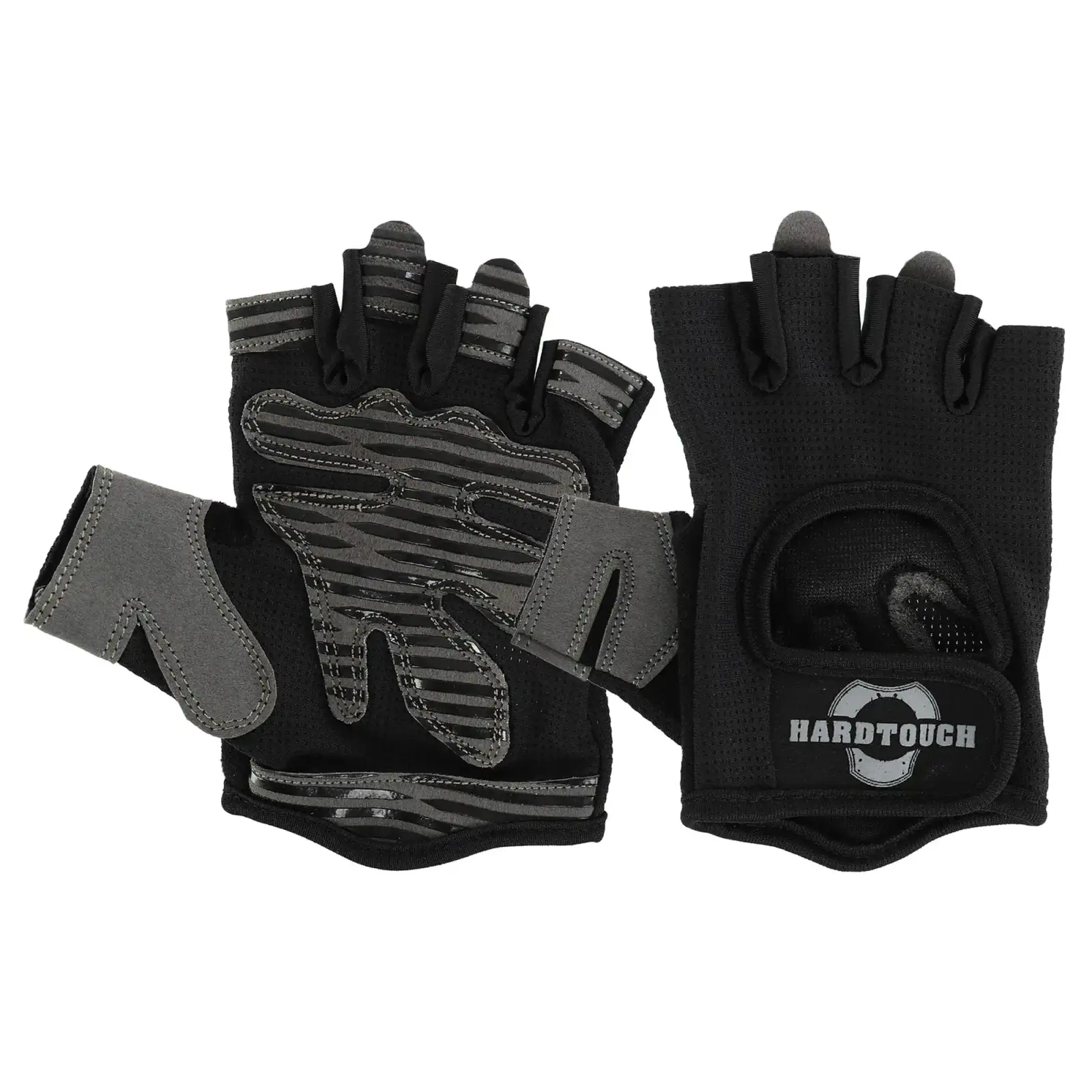 Перчатки для фитнеса и тренировок HARD TOUCH S-XL Чёрный BC-4462 L