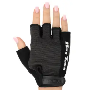 Перчатки для фитнеса и тренировок HARD TOUCH S-XL Чёрно-серый BC-8097-1 L