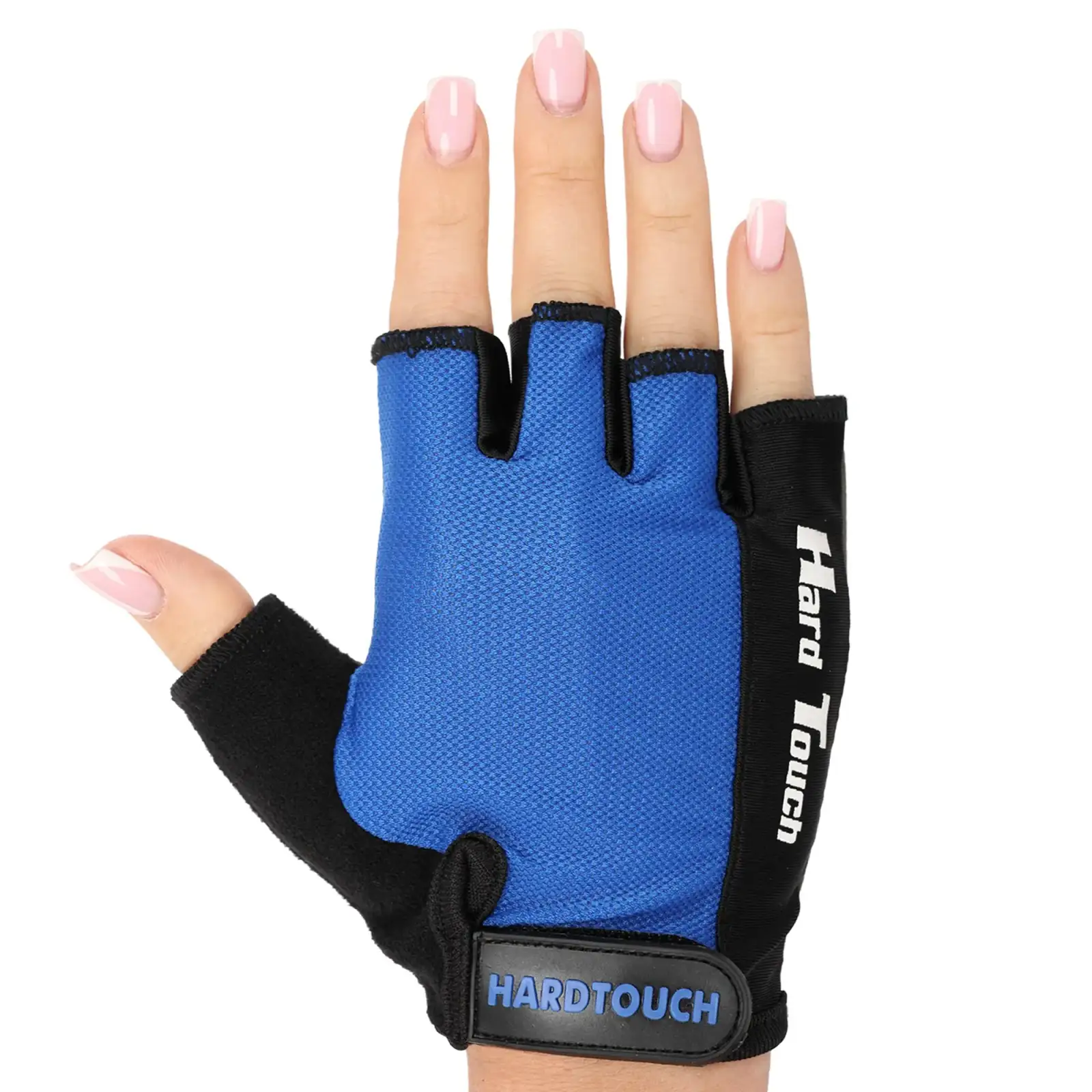 Перчатки для фитнеса и тренировок HARD TOUCH S-XL Чёрно-синий BC-8097-2 XL