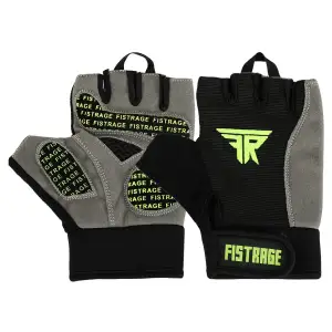 Перчатки для фитнеса и тренировок FISTRAGE S-XL черные VL-6025 M