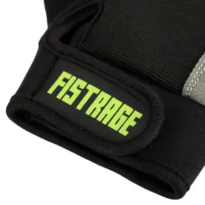 Перчатки для фитнеса и тренировок FISTRAGE S-XL черные VL-6025 M