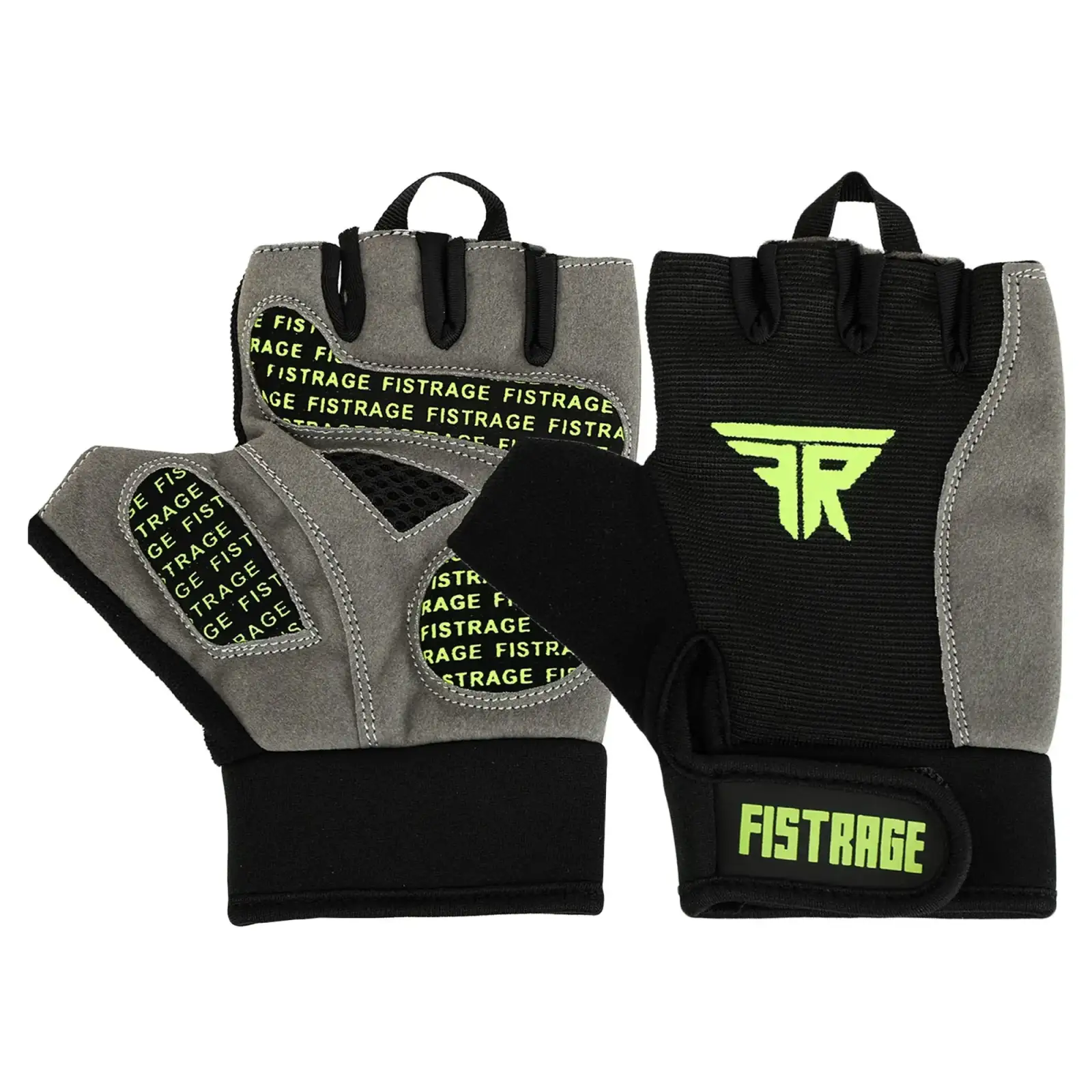 Перчатки для фитнеса и тренировок FISTRAGE S-XL черные VL-6025 S
