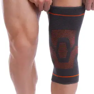 Наколенник бандаж эластичный SIBOTE S-XL 1шт ST-950 L/XL