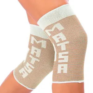 Наколінник еластичний бандаж MATSA 2шт MA-0026BEIGE M