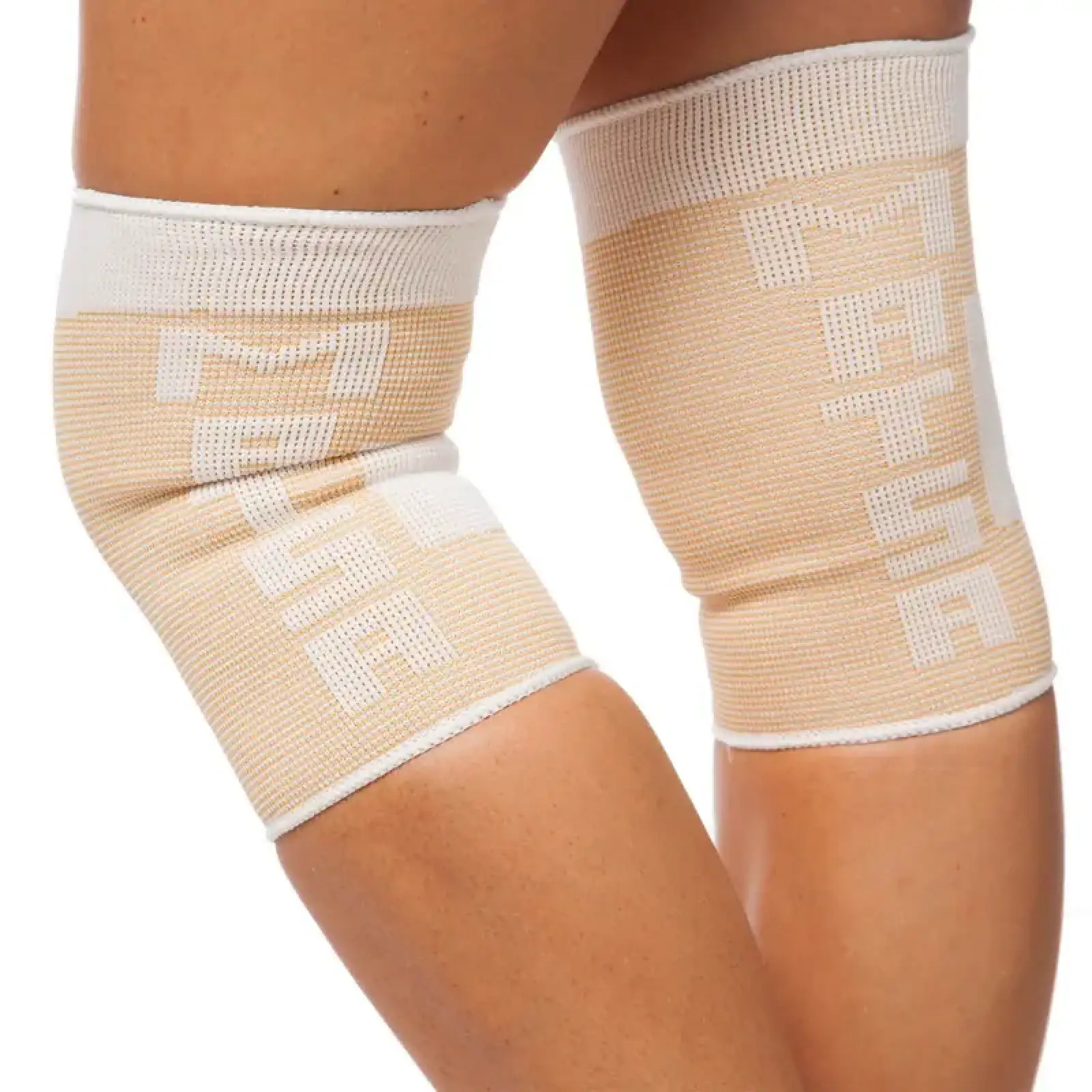 Наколінник еластичний бандаж MATSA 2шт MA-0026BEIGE M