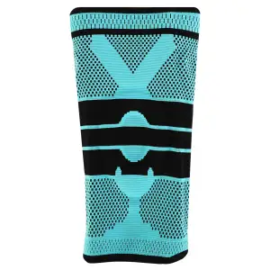 Наколенник бандаж с силиконовым кольцом MUTE M-L 1шт 9066-CYAN L