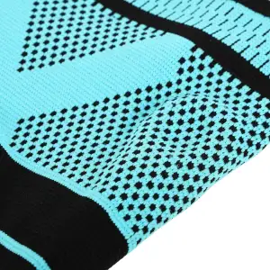 Наколенник бандаж с силиконовым кольцом MUTE M-L 1шт 9066-CYAN L