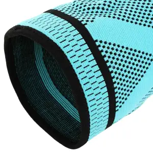 Наколенник бандаж с силиконовым кольцом MUTE M-L 1шт 9066-CYAN L