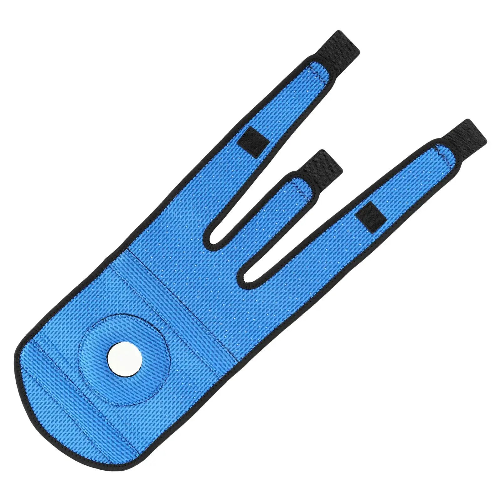 Наколенник регулируемый с ребрами жесткости MUTE 1шт черный 9069