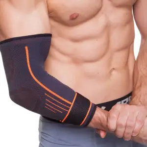 Налокотник эластичный с фиксирующим ремнем EXTREME L-XL 711CA