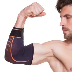 Налокотник эластичный с фиксирующим ремнем EXTREME L-XL 711CA