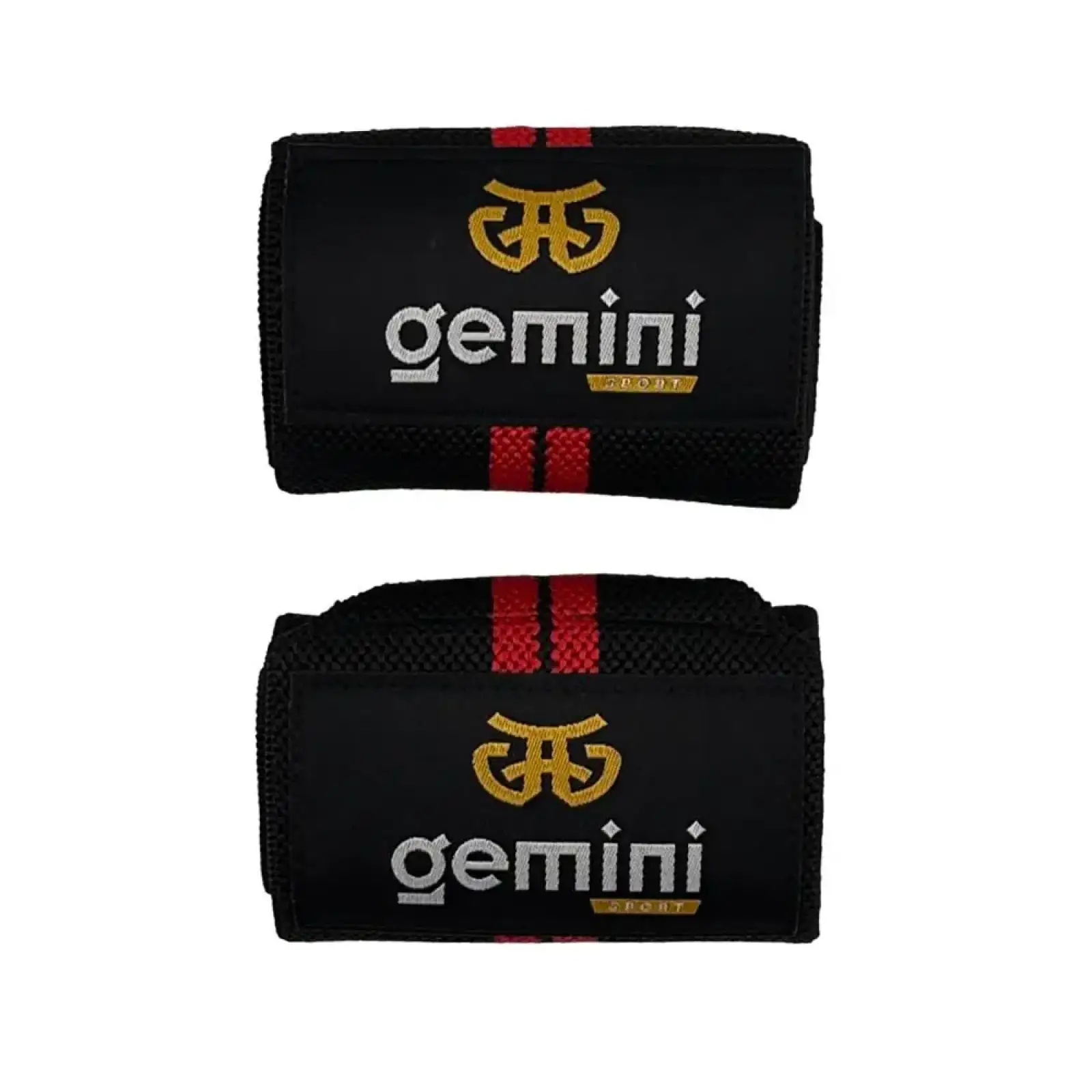 Напульсник эластичный для фиксации запястья Gemini 2шт GC-8282 Черный-розовый Gemini Sport