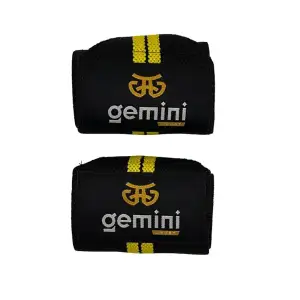 Напульсник эластичный для фиксации запястья Gemini 2шт GC-8282 Черный-красный Gemini Sport