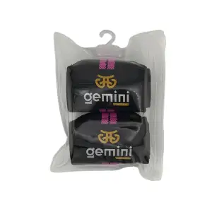 Напульсник эластичный для фиксации запястья Gemini 2шт GC-8282 Черный-желтый Gemini Sport