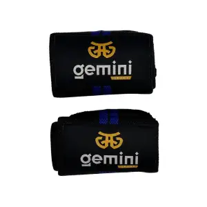 Напульсник эластичный для фиксации запястья Gemini 2шт GC-8282 Черный-желтый Gemini Sport