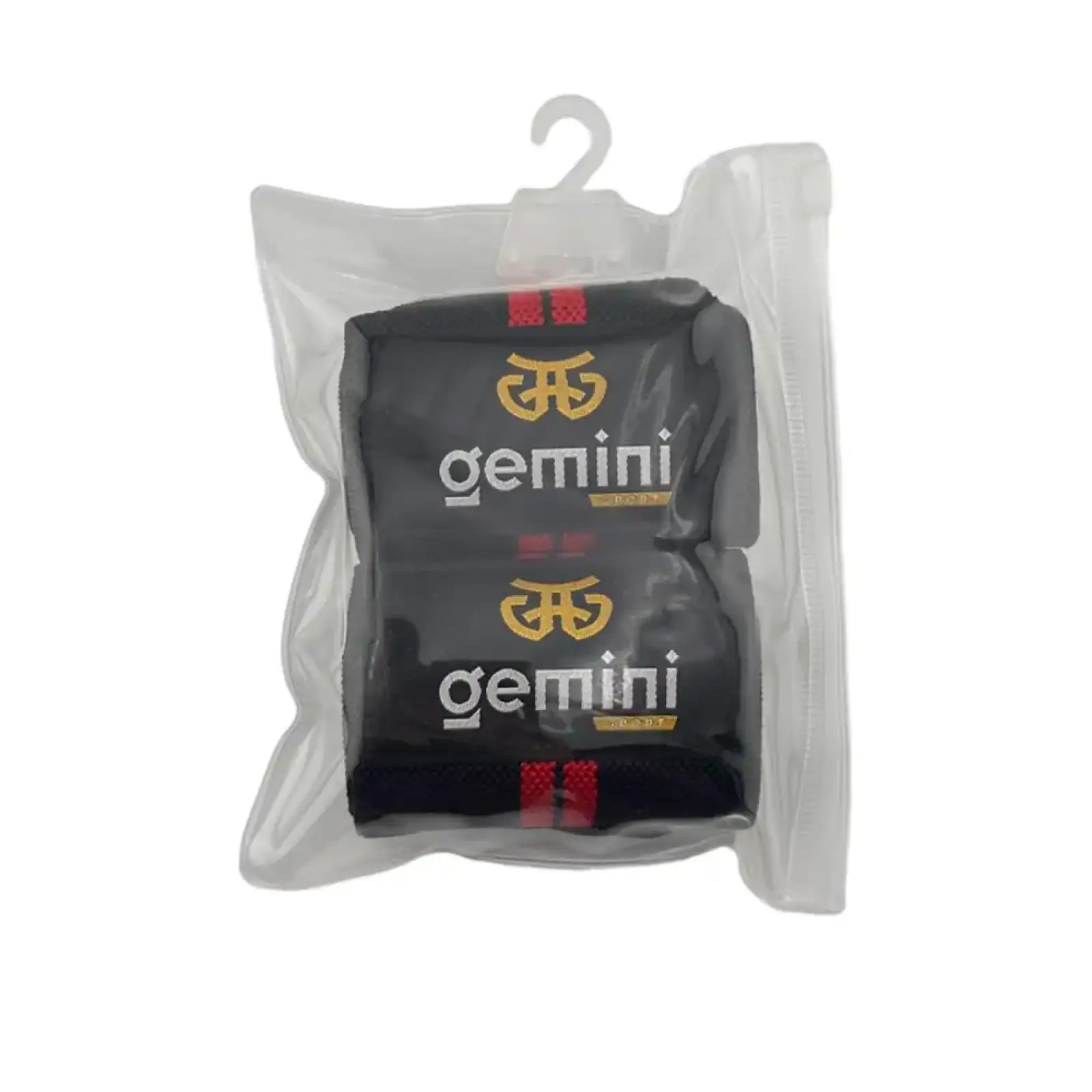 Напульсник эластичный для фиксации запястья Gemini 2шт GC-8282 Черный-Серый Gemini Sport