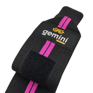 Напульсник эластичный для фиксации запястья Gemini 2шт GC-8282 Черный-Серый Gemini Sport