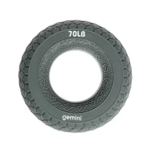 Еспандер кистьовий кільце силікон Gemini GI-3991-70LB навантаження 31кг сірий Gemini Sport