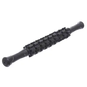 Массажер-палка роликовый антицеллюлитный 9 массажеров Massager Bar FI-1739 Черный