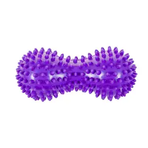 Массажер для спины «Арахис» двойной ежик PVC 16х6,5см Gemini GD-002 Фиолетовый Gemini Sport