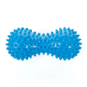 Массажер для спины «Арахис» двойной ежик PVC 16х6,5см Gemini GD-002 Голубой Gemini Sport