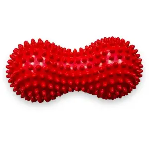 Массажер для спины «Арахис» двойной ежик PVC 16х6,5см Gemini GD-002 Красный Gemini Sport