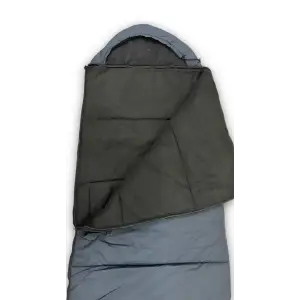 Спальний мішок-ковдра з капюшоном Gemini чорний BG-0088 Украина