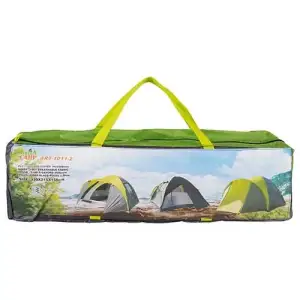 Палатка 3-х местная GreenCamp с 2 входами 1011-2 PRC