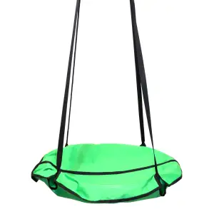 Качели подвесные для детей и взрослых, гнездо аиста Light green (салатовый) KK-01LGR Украина
