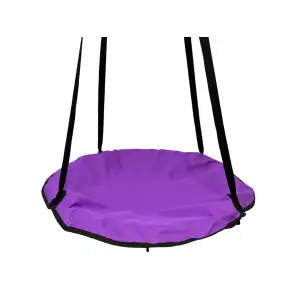 Качели подвесные для детей и взрослых, гнездо аиста PURPLE (фиолетовый) KK-01PUR Украина