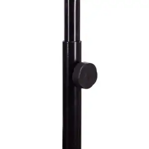 Батут для фітнесу з ручкою Profi Sport 125см чорний MS 3256 Чорний-синій PRC