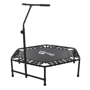Батут для фитнесса с ручкой Profi Sport 125см MS 3256 Черный-синий PRC