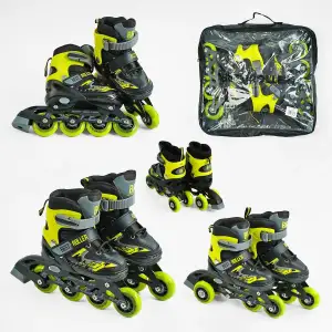 Ролики Best Roller розмір 30-33 чорно-салатовий 10890-S