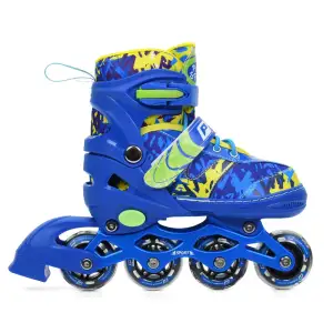 Дитячі розсувні роликові ковзани Profi Sport 34–36 A-4160-M Синій BEST ROLLER