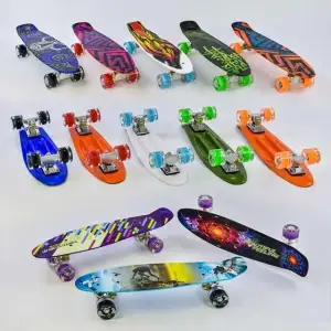 Скейт пенни борд Best Board 99160 Голубой