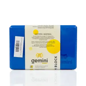 Блок для йоги Gemini Eva Pro 180грам 23х15х7,5см (Синий) Blue GBK-1001 Gemini Sport