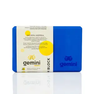 Блок для йоги Gemini Eva Pro 180грам 23х15х7,5см (Синий) Blue GBK-1001 Gemini Sport