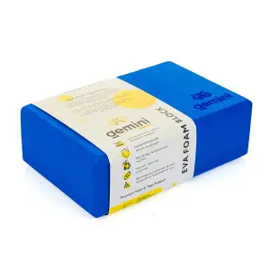 Блок для йоги Gemini Eva Pro 180грам 23х15х7,5см (Синий) Blue GBK-1001 Gemini Sport