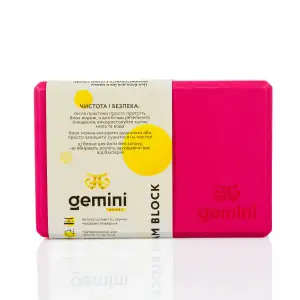 Блок для йоги Gemini Eva Pro 180грам 23х15х7, 5см (Малиновый) RS GBK-1006 Gemini Sport
